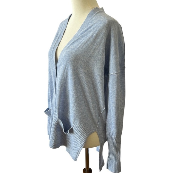 RAFFI CARDIGAN NWOT S COTTON SINGLE BUTTON SIDE SLITS LIGHTWEIGHT BREATHABLE - Picture 4 of 13